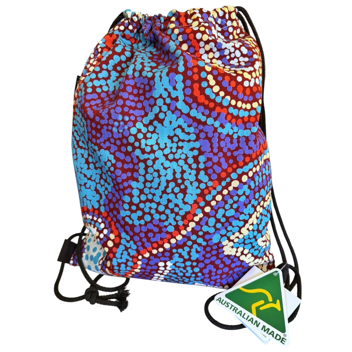 Drawstring Bag - Elaine Lane - Blue