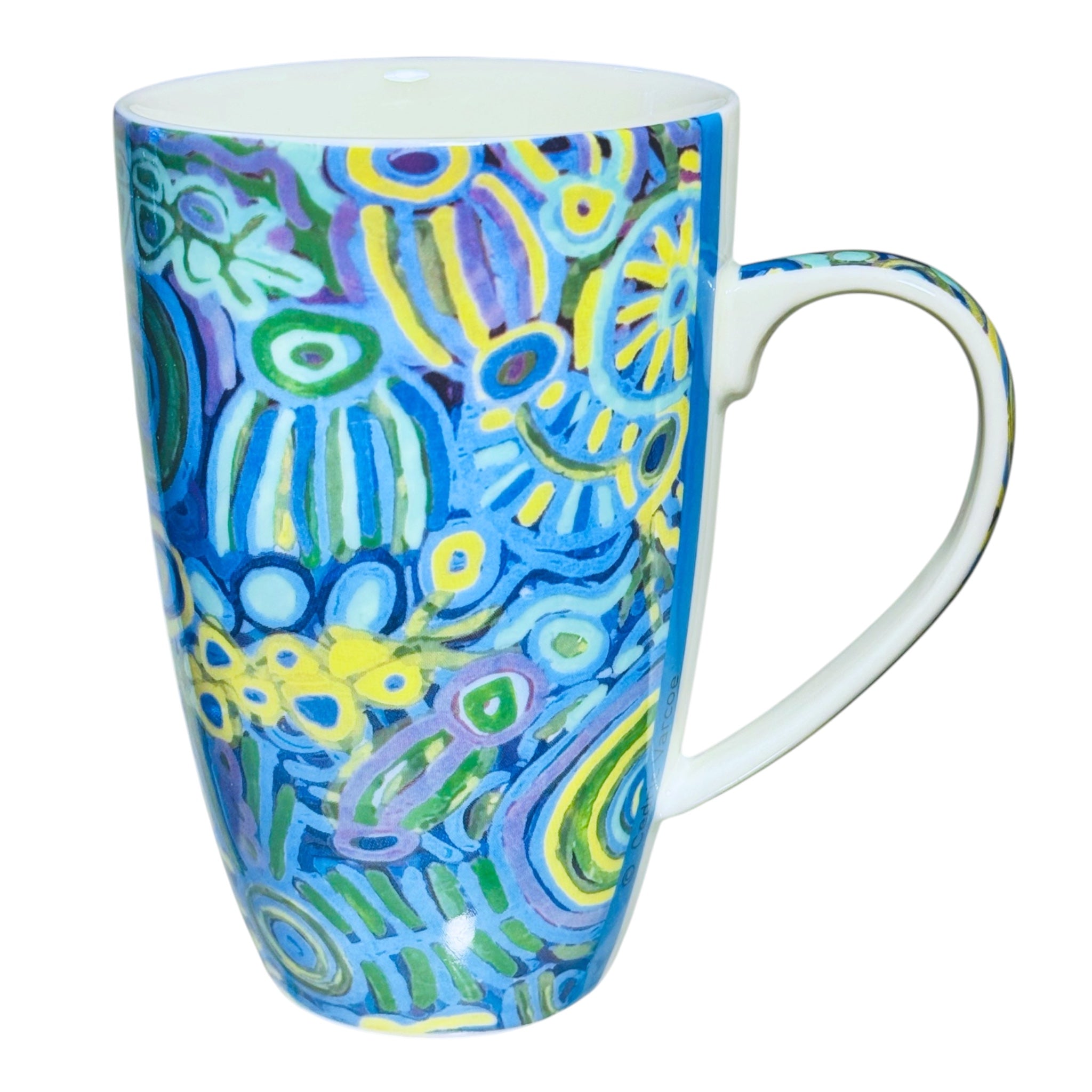 Bone China Mug - Cedric Varcoe - Green