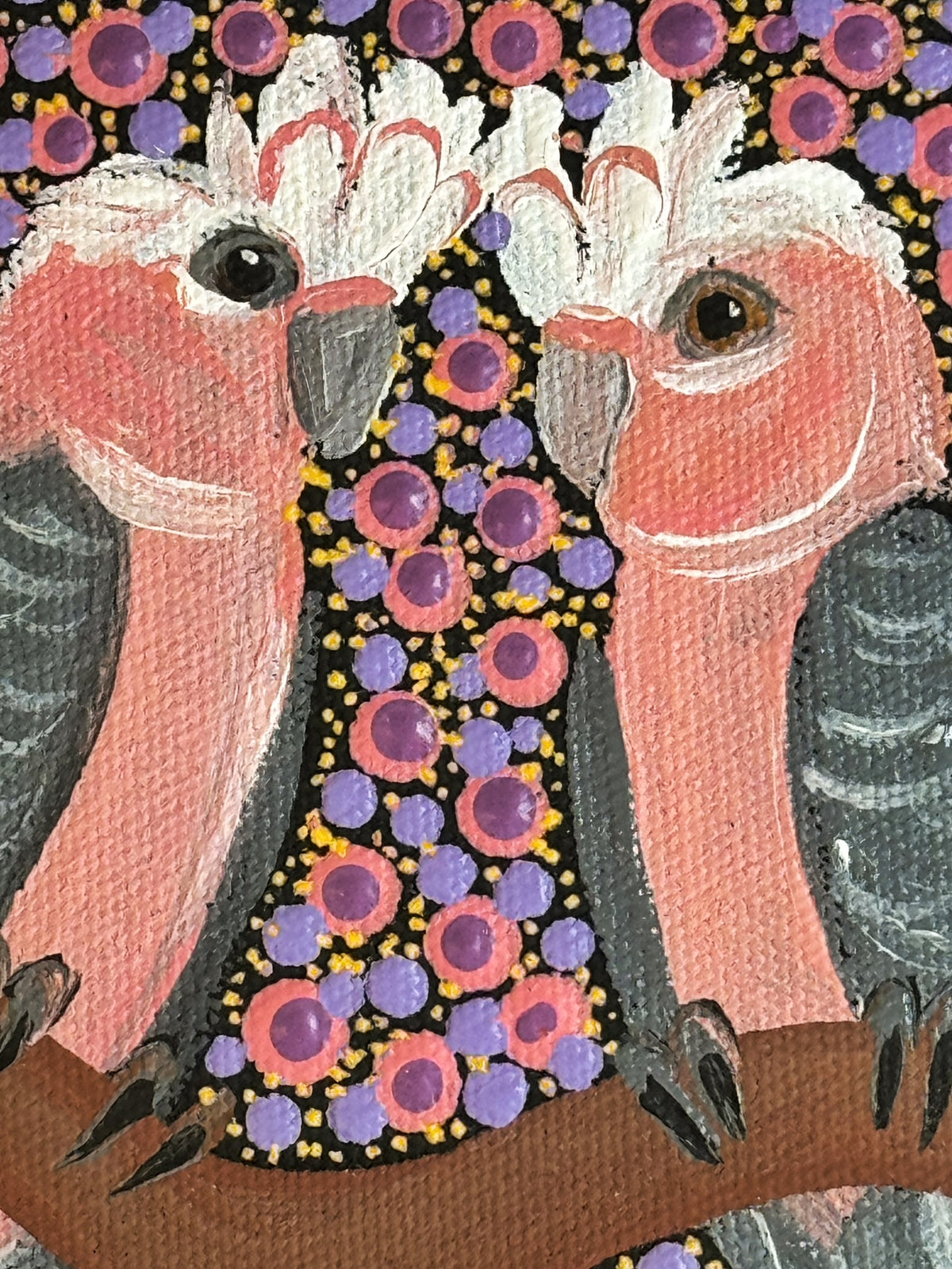 Kathleen Buzzacott - Galahs - Small, Framed .130