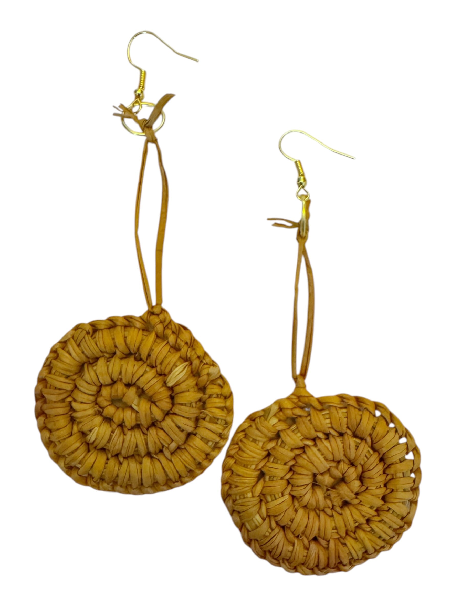 Pandandus Coil Earrings - Drop