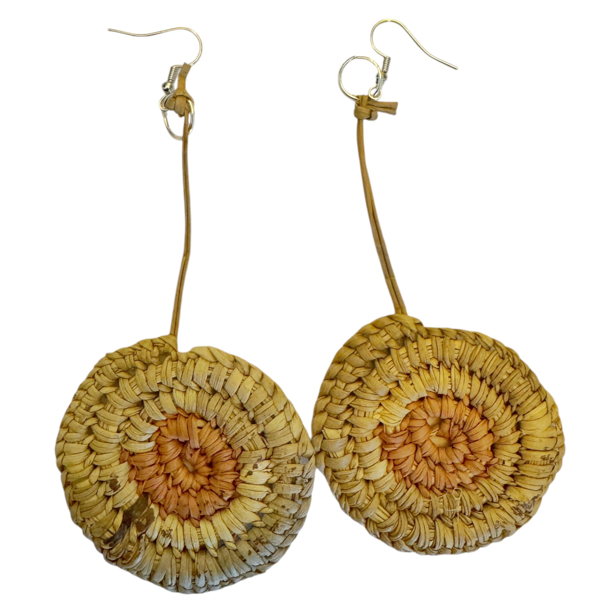 Pandandus Coil Earrings - Drop