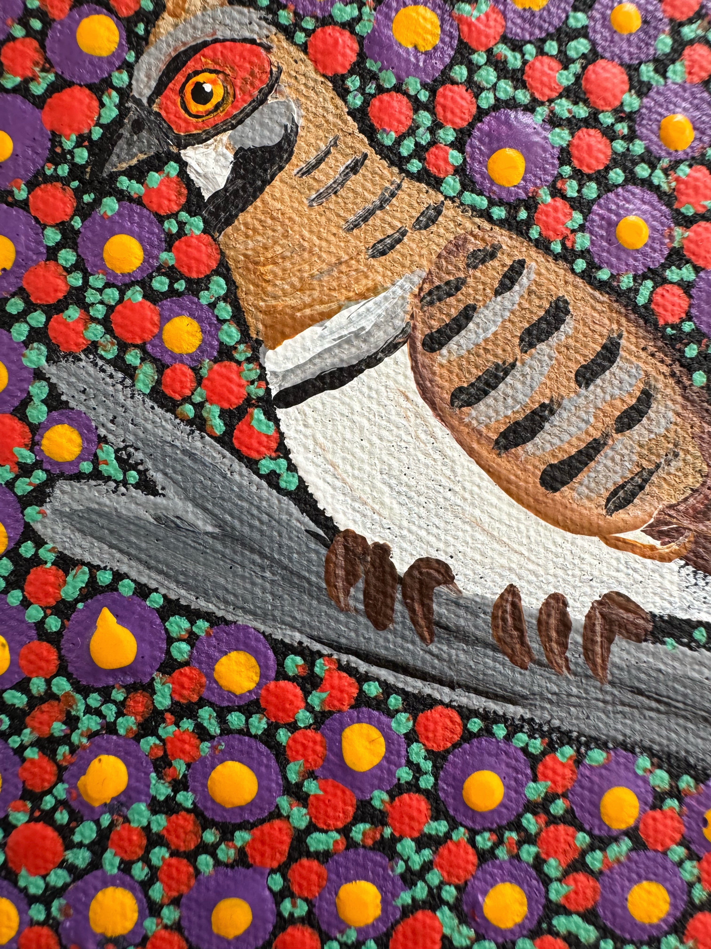 Kathleen Buzzacott - Spinifex Pigeon - Small, Framed .400