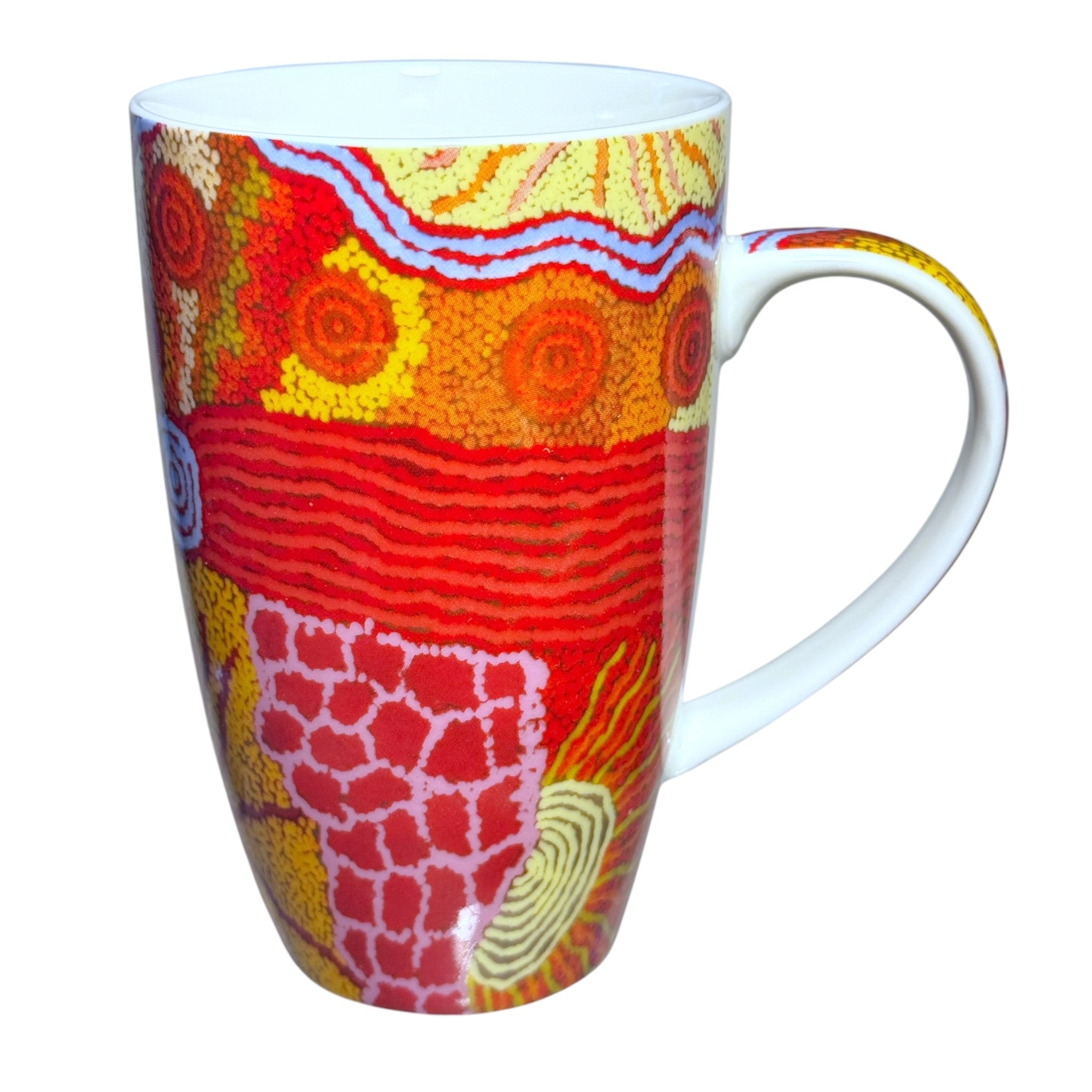 Bone China Mug - Damien & Yilpi Marks - Travelling Through Country