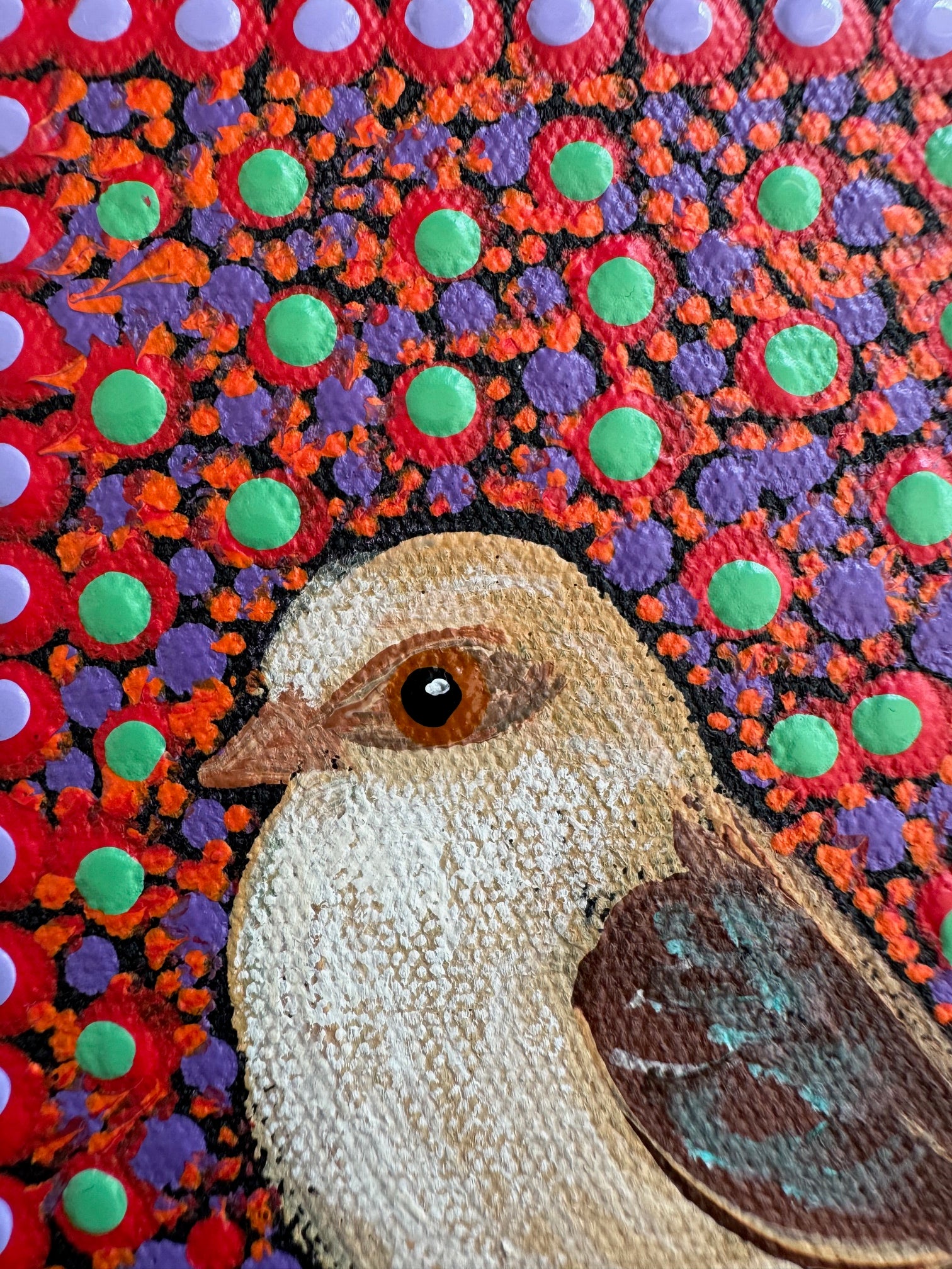 Kathleen Buzzacott - Female Blue Fairy Wren - Small, Framed .401