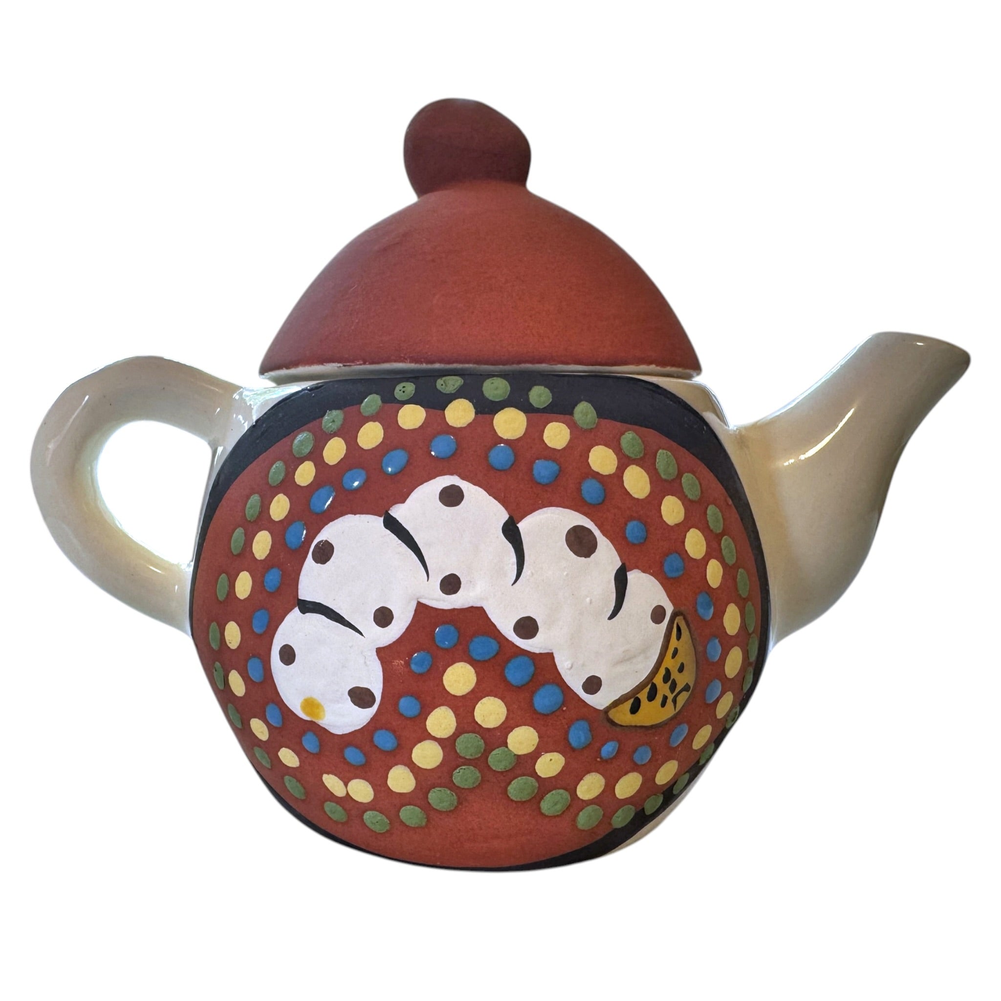 Tea Pot Medium - Barbara Richards - Witchetty Grub .01