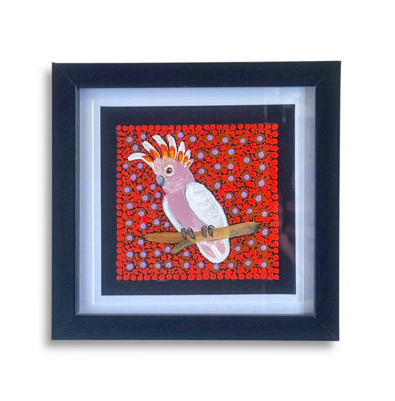 Kathleen Buzzacott - Major Mitchell's Cockatoo - Small, Framed .130