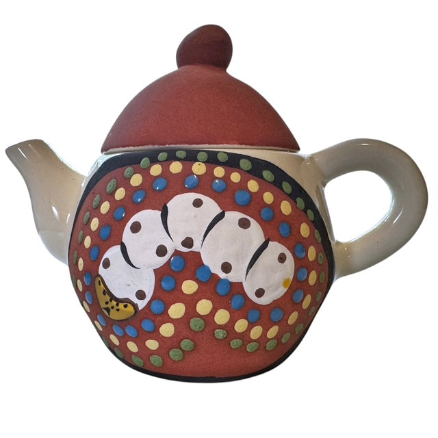 Tea Pot Medium - Barbara Richards - Witchetty Grub .01