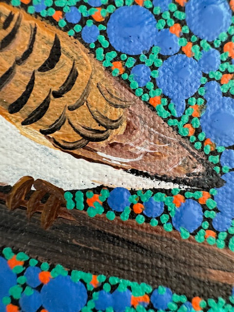 Kathleen Buzzacott - Spinifex Pigeon - Small, Framed .404