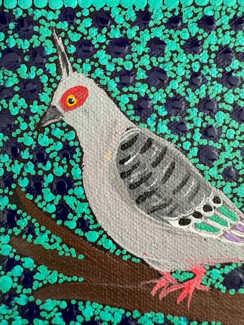 Kathleen Buzzacott - Top-Knot Pigeon - Small, Framed .120
