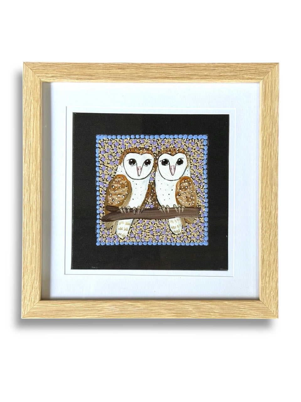 Kathleen Buzzacott - Barn Owls - Small, Framed .020