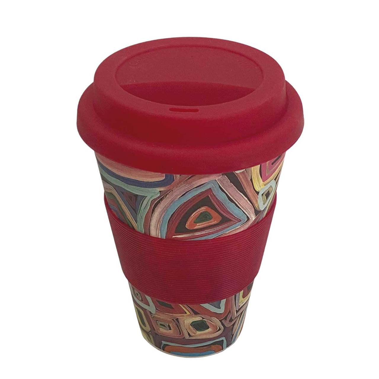 Bamboo Eco Travel Cup - Janelle Stockman - Pastel