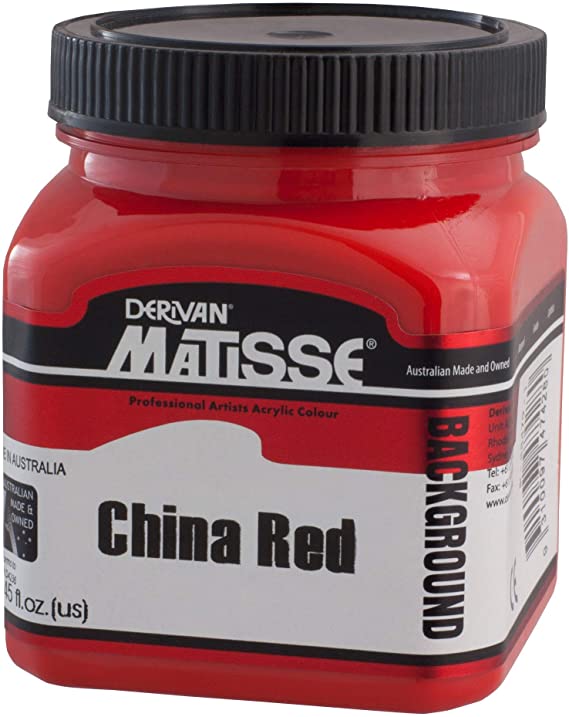 Matisse Acrylic Background Paint - China Red
