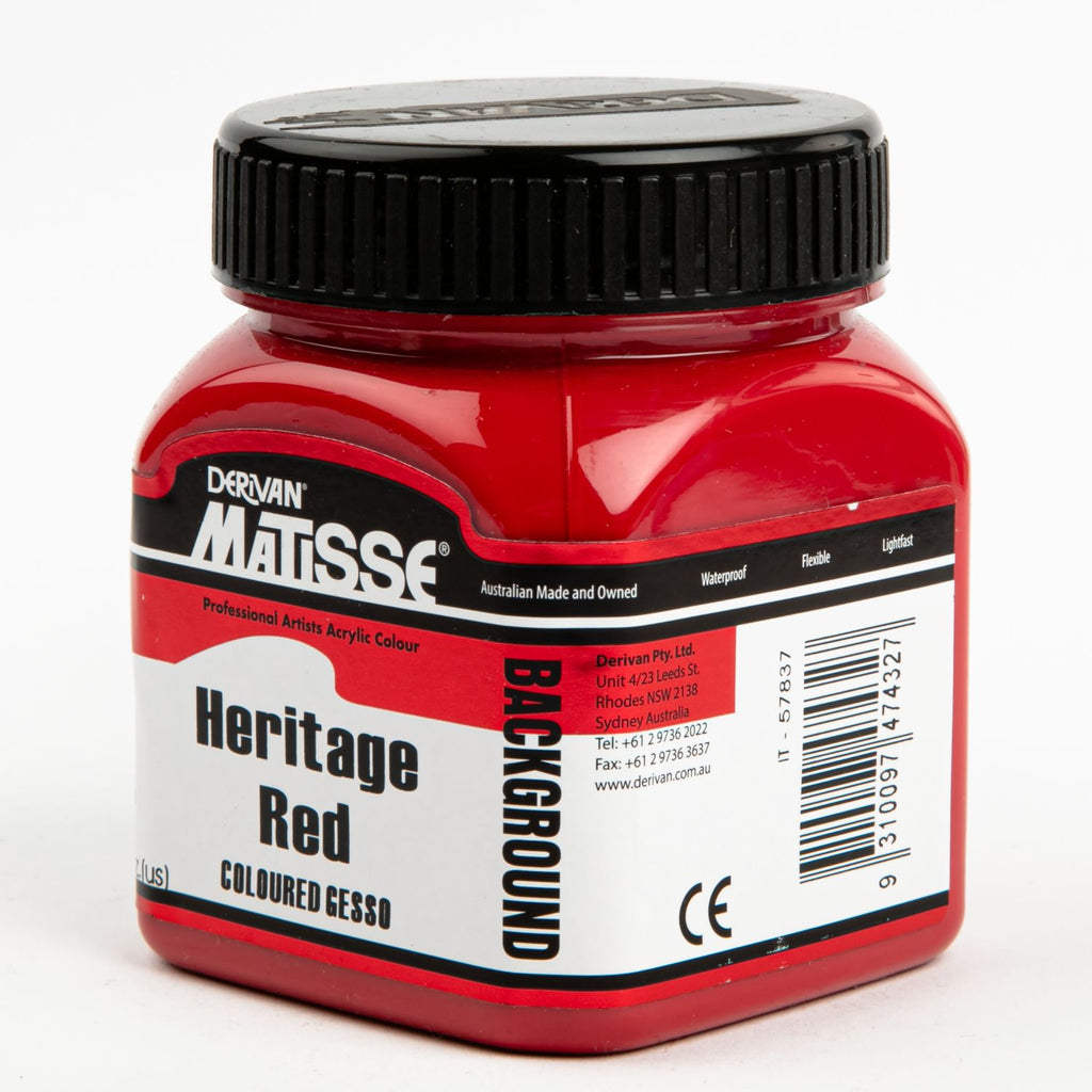 Matisse Acrylic Background Paint - Heritage Red