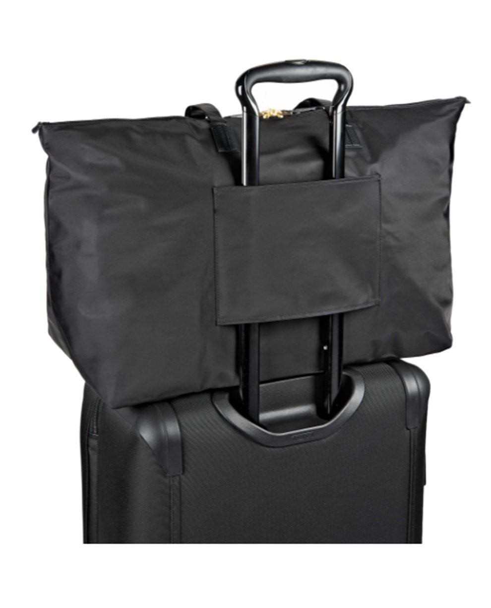Fold-able Travel Bag - Biddy Napanangka Timms - Black