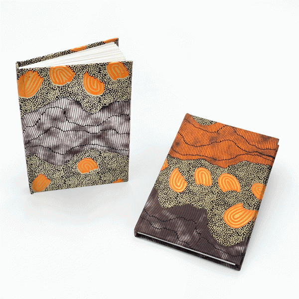 Handmade Paper Notebook - Damien & Yilpi Marks - Sandhills
