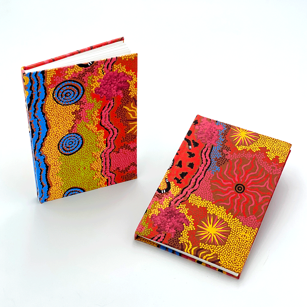 Handmade Paper Notebook - Damien & Yilpi Marks - Family & Country