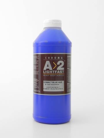 Chroma A2 Lightfast Heavy Boday Acrylic Paint - Cobalt Blue Hue