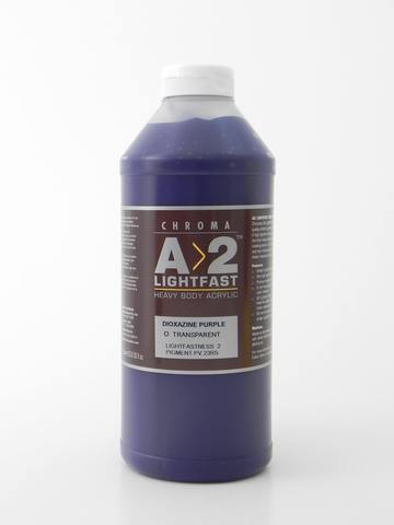 Chroma A2 Lightfast Heavy Boday Acrylic Paint - Dioxazine Purple
