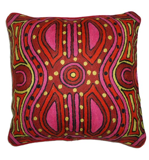 Woollen Cushion Cover - Lyn Nungarrayi Sims
