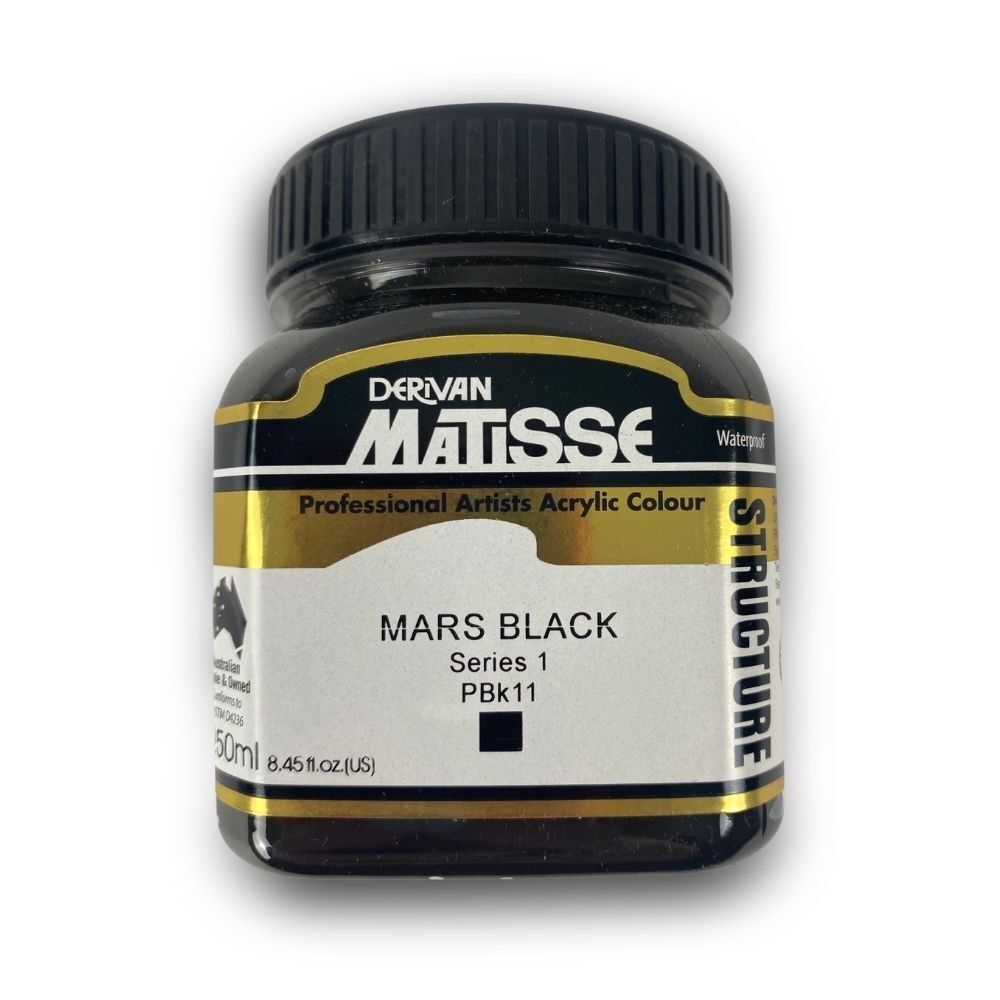 Matisse Acrylic Paint - Mars Black