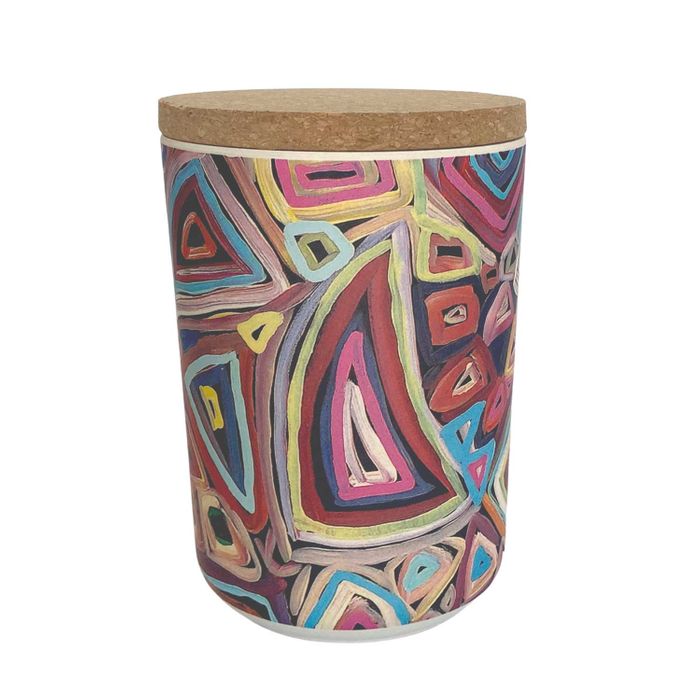 Bamboo Food Canisters - Janelle Stockman - Pastel