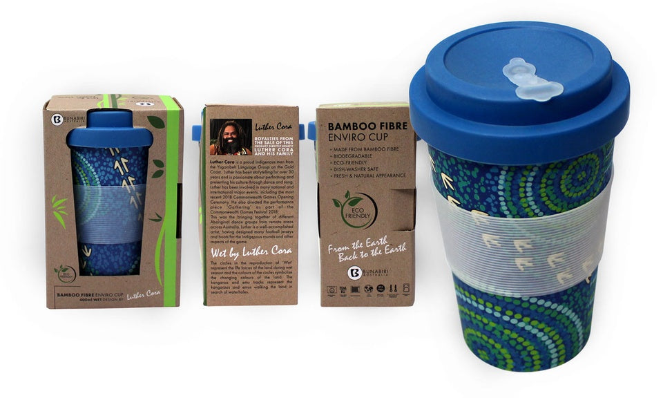 Bamboo Travel Cup - Luther Cora - Wet