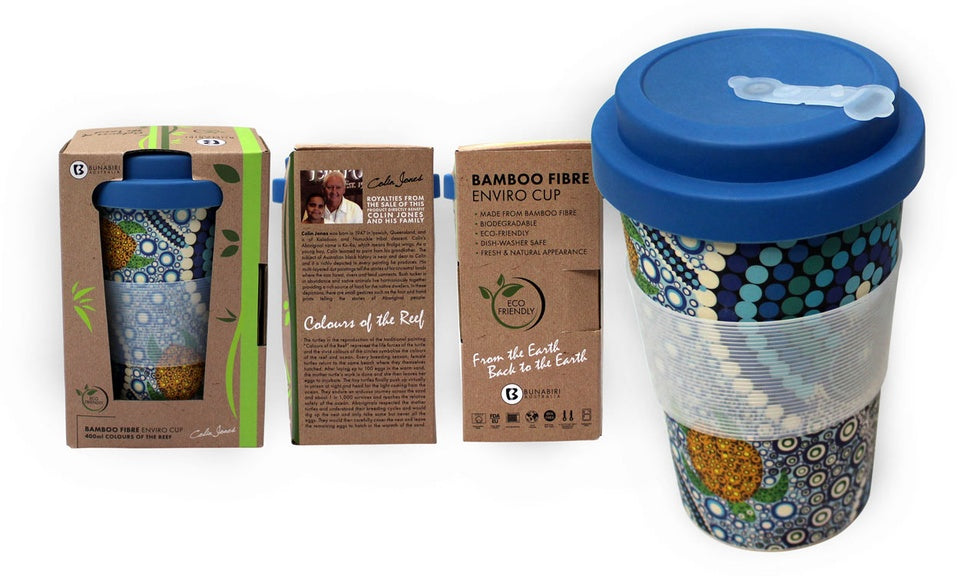 Bamboo Travel Cup - Colin Jones - Colours of the Reef