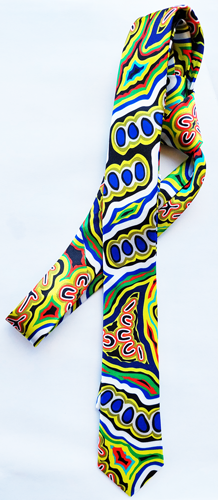 Men's Tie - Stephen Hogarth - Emu Dreaming