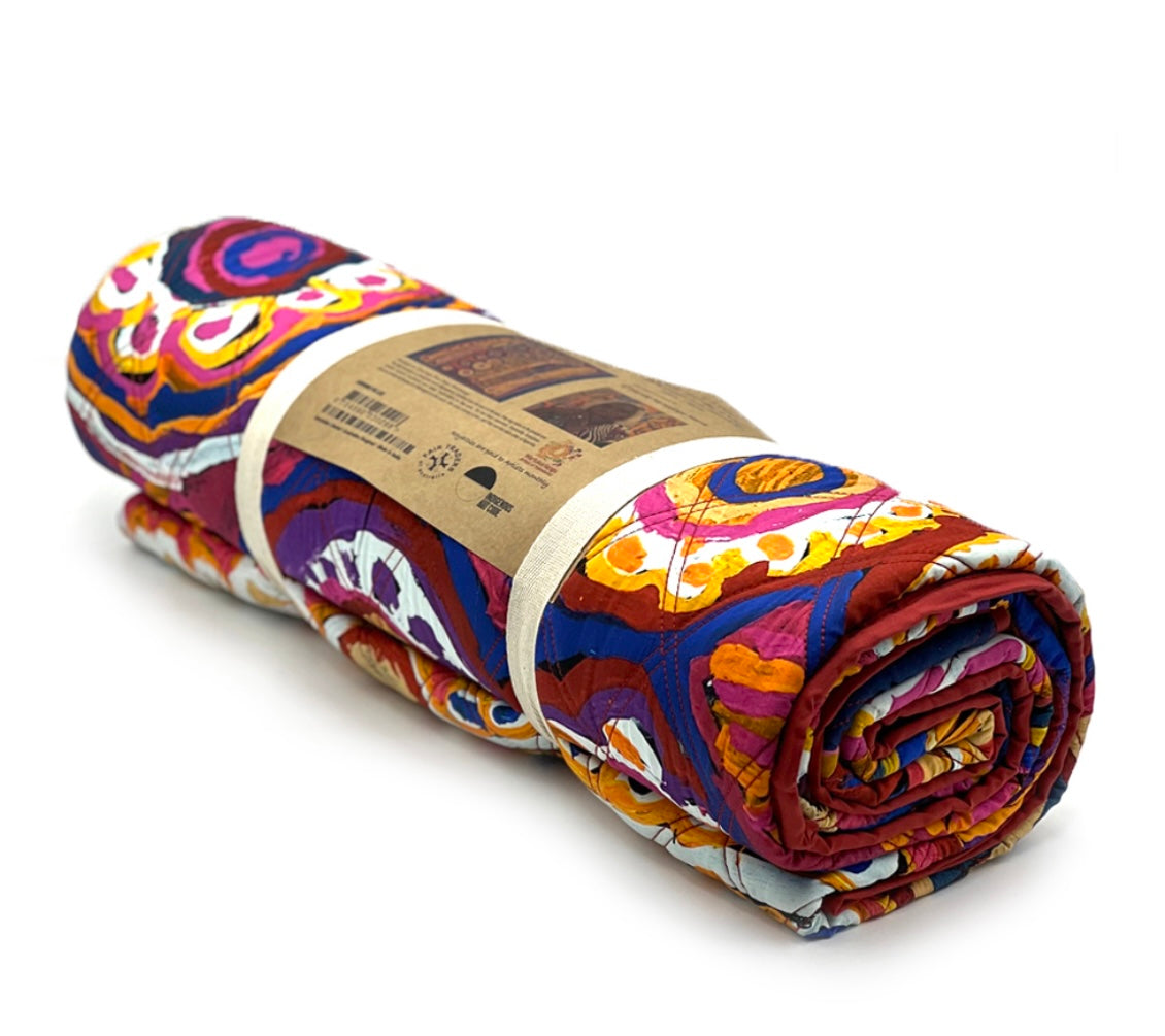 Quilted Blanket - Murdie Nampijinpa Morris