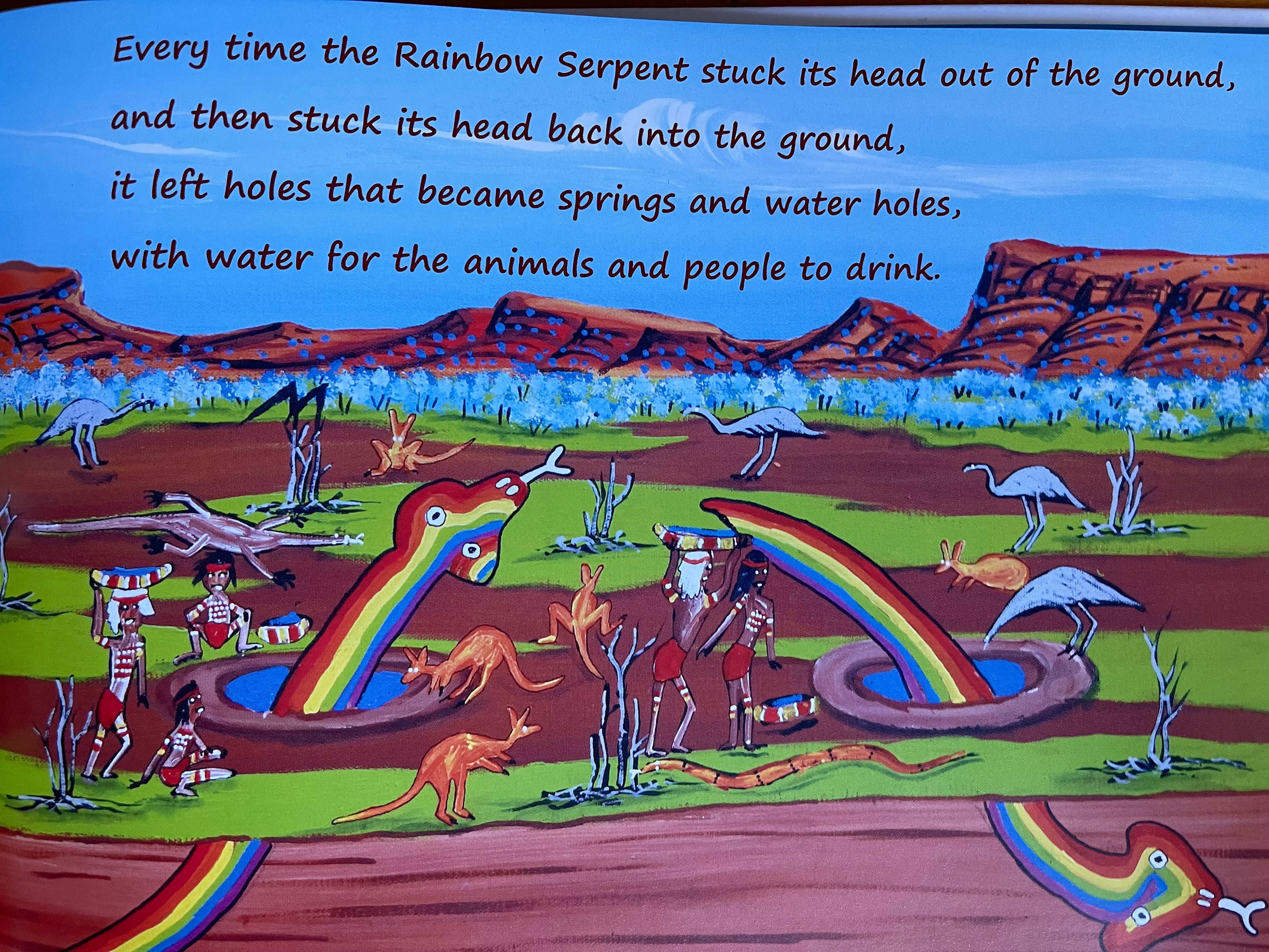 Hardcover Book - The Rainbow Serpent - David Welch - Reggie Sultan