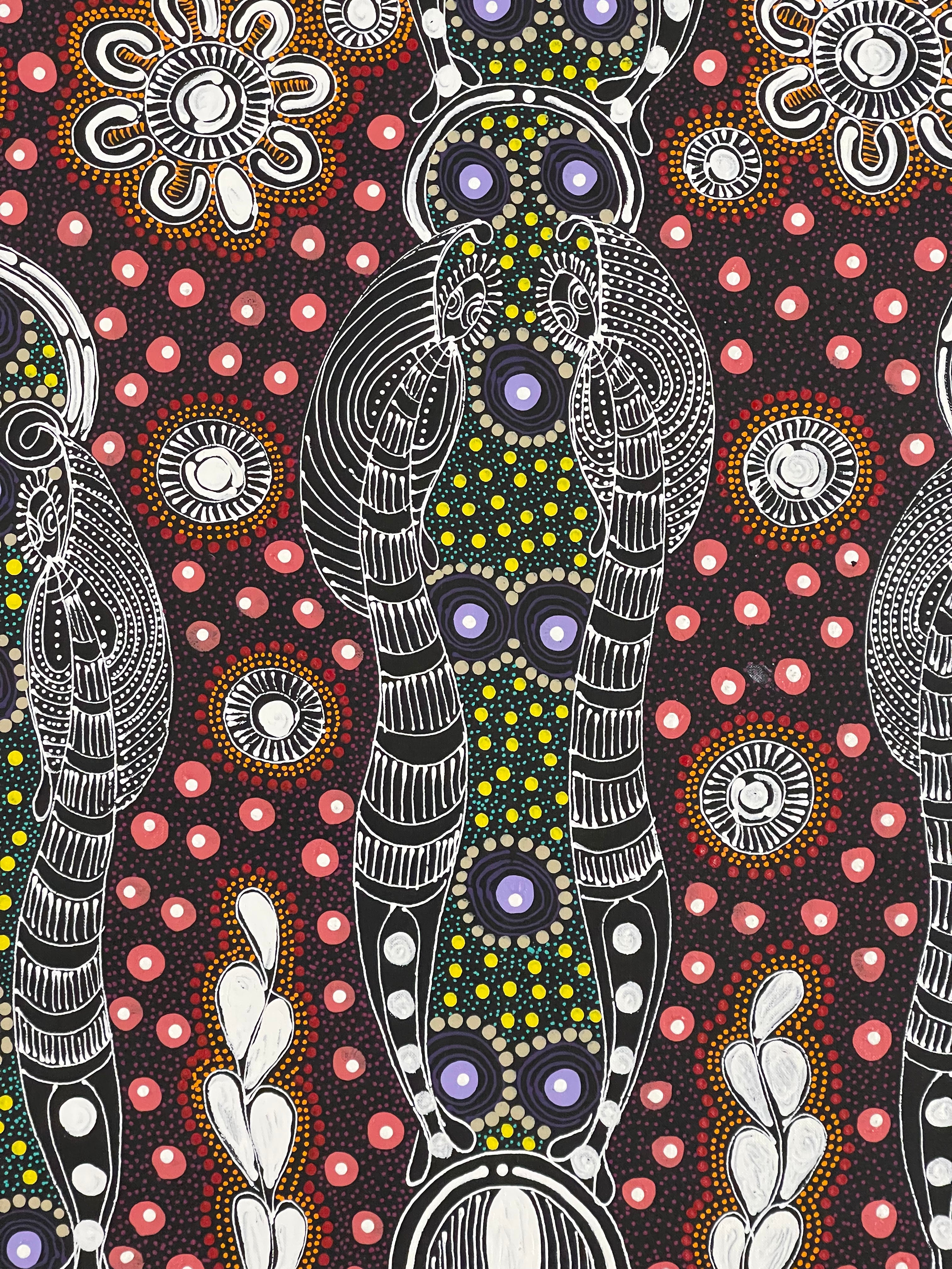 Colleen Wallace Nungarray - Dreamtime Sisters - 90x60cm  .169