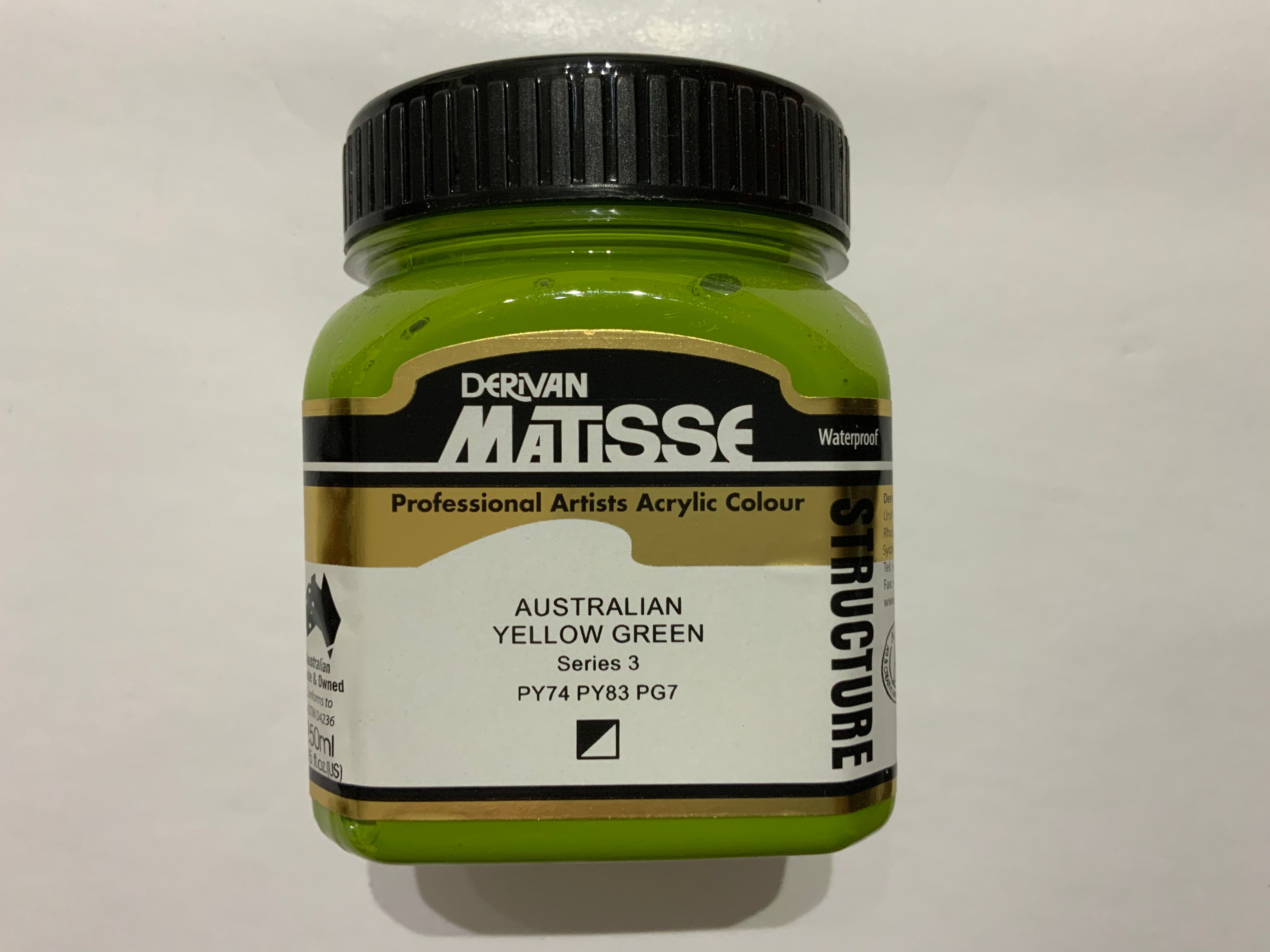 Matisse Acrylic Paint - Australian Yellow Green