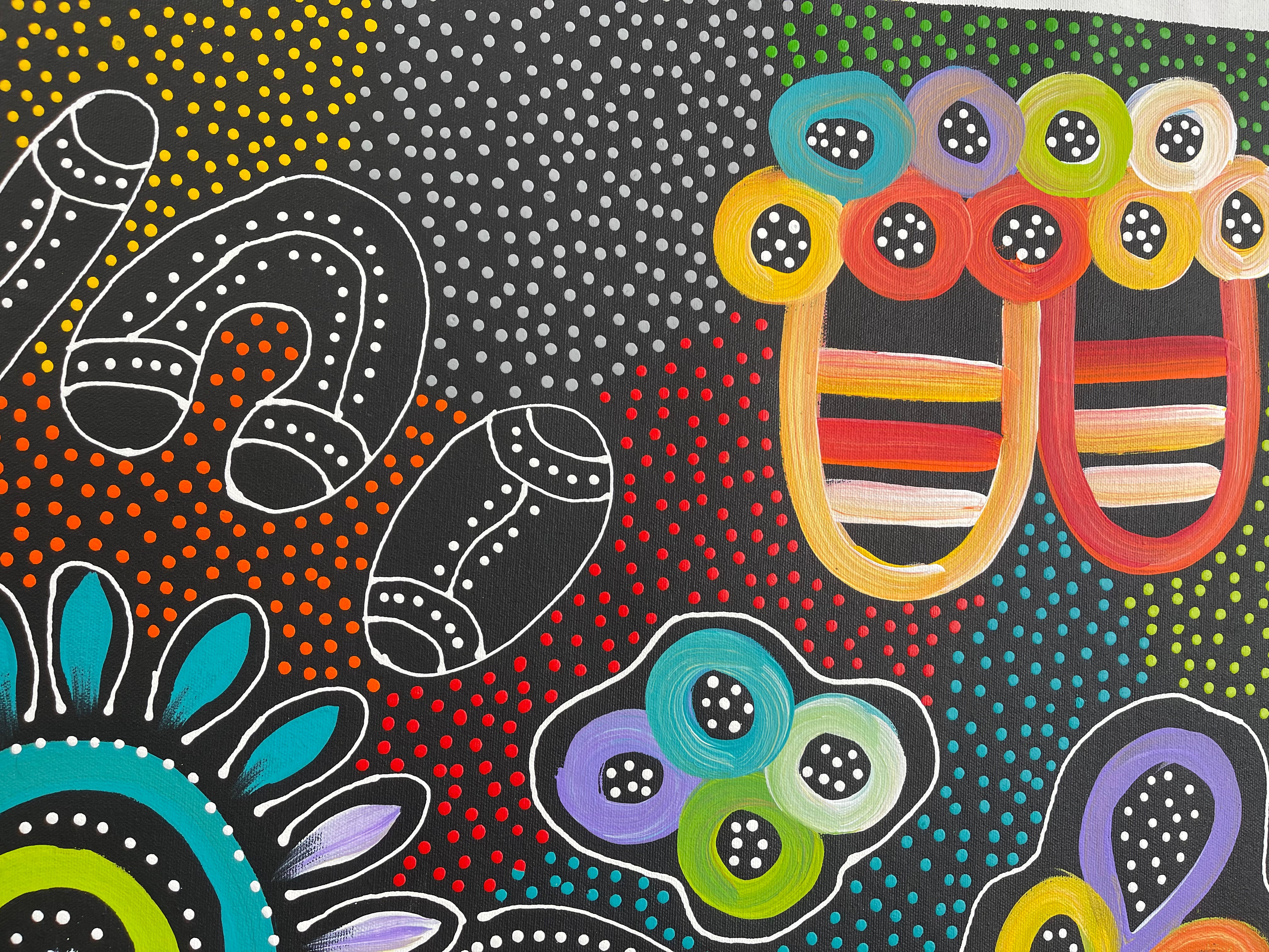 Jacinta Numina Waugh - My Country Atnangkerre - 98x69cm .59-8