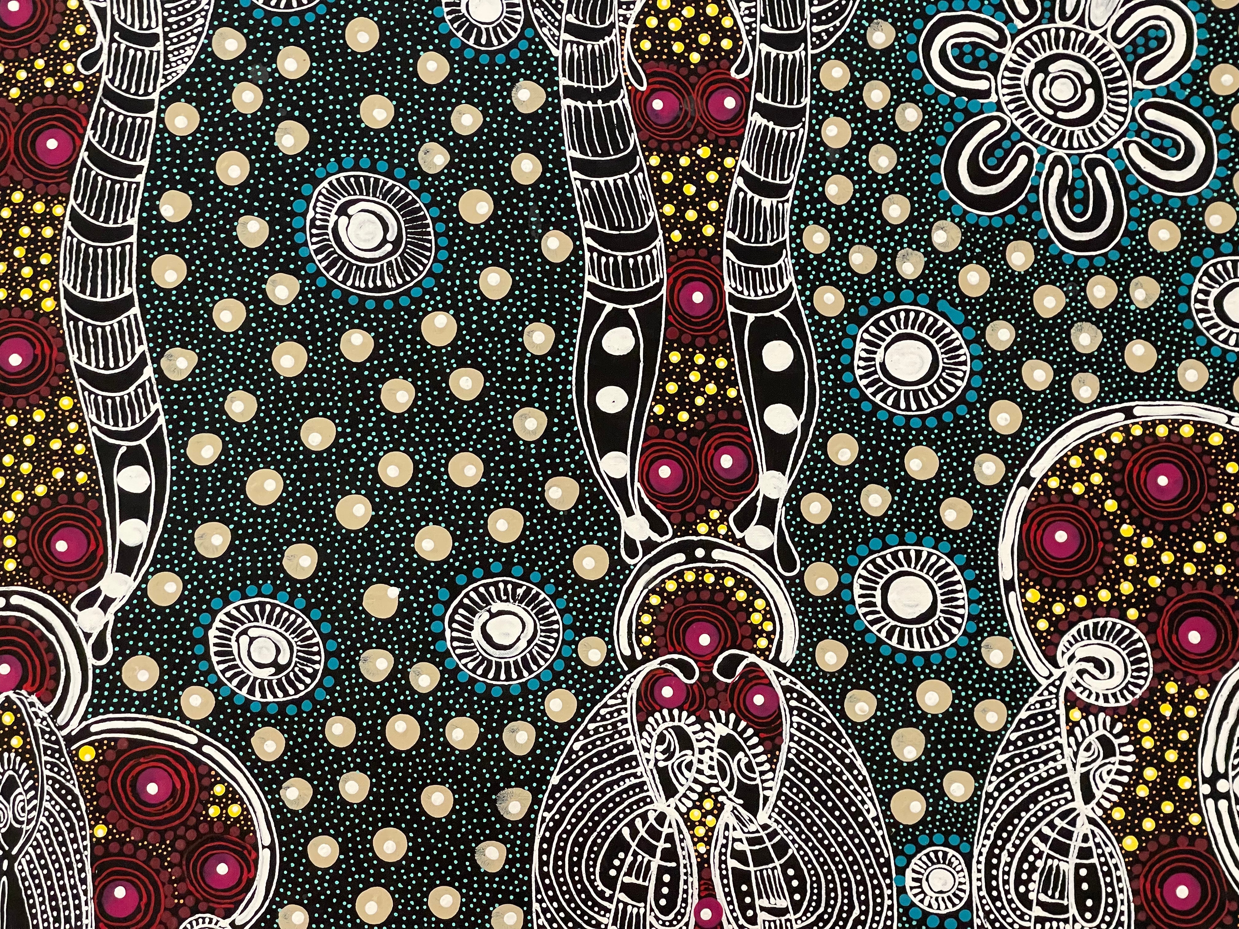 Colleen Wallace Nungarray - Dreamtime Sisters - 120x90cm .52