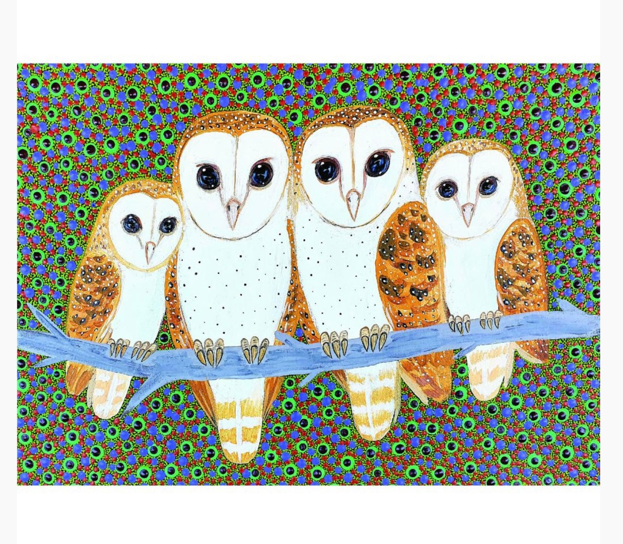 Greeting Card - Kathleen Buzzacott - Barn Owls