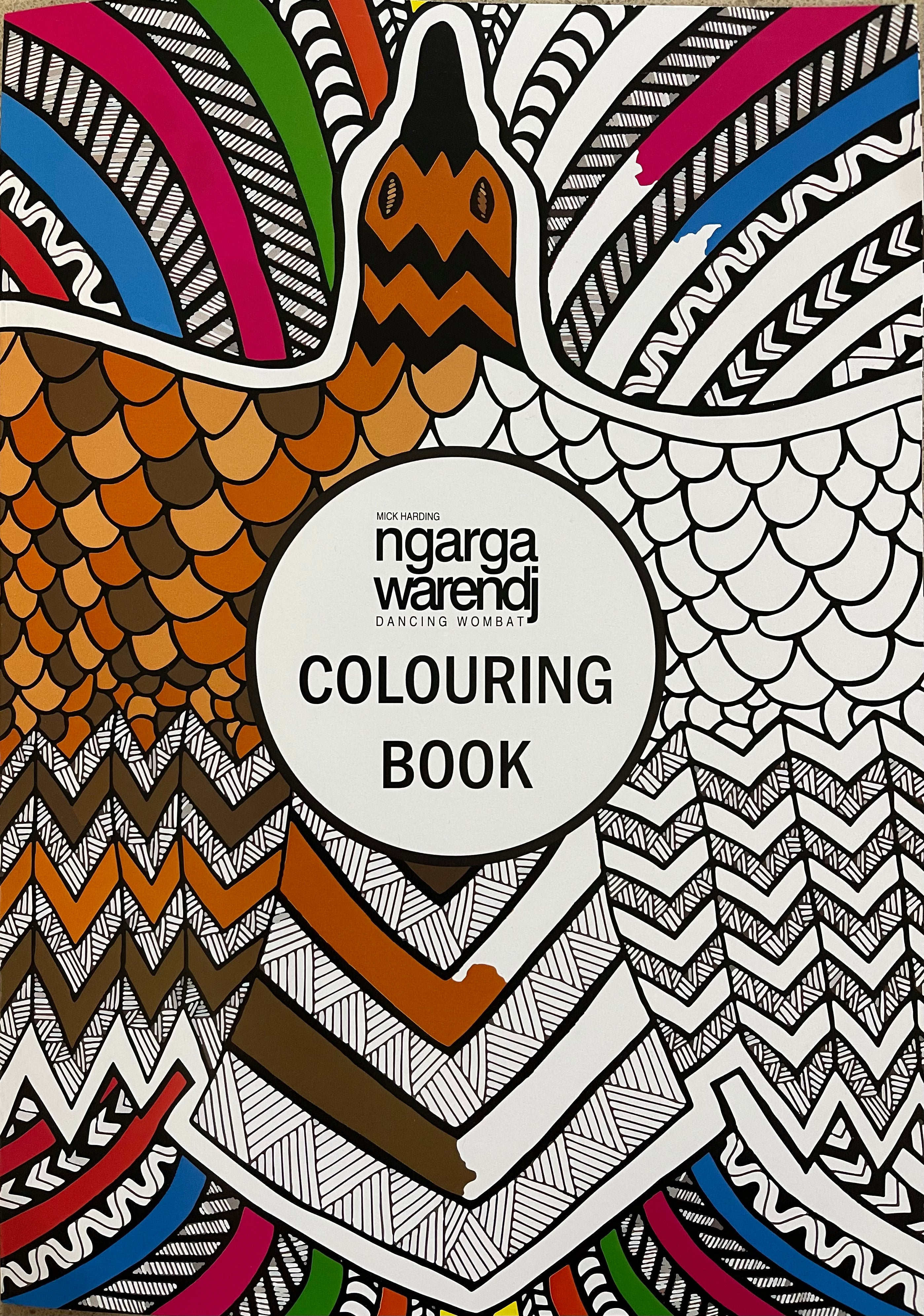 Dancing Wombat Colouring Book - Mick Harding