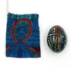 Ornamental Egg - Julie Woods - Minyma Kutjara - with bag