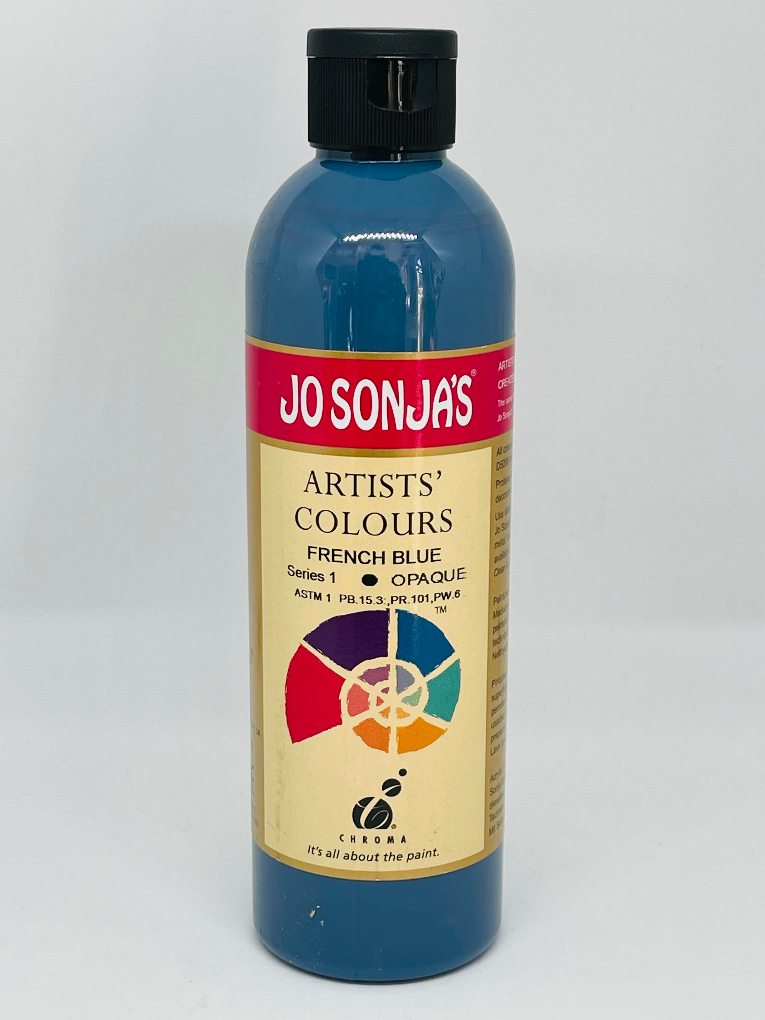 Jo Sonja's Artist Acrylic Paint - French Blue - 250ml