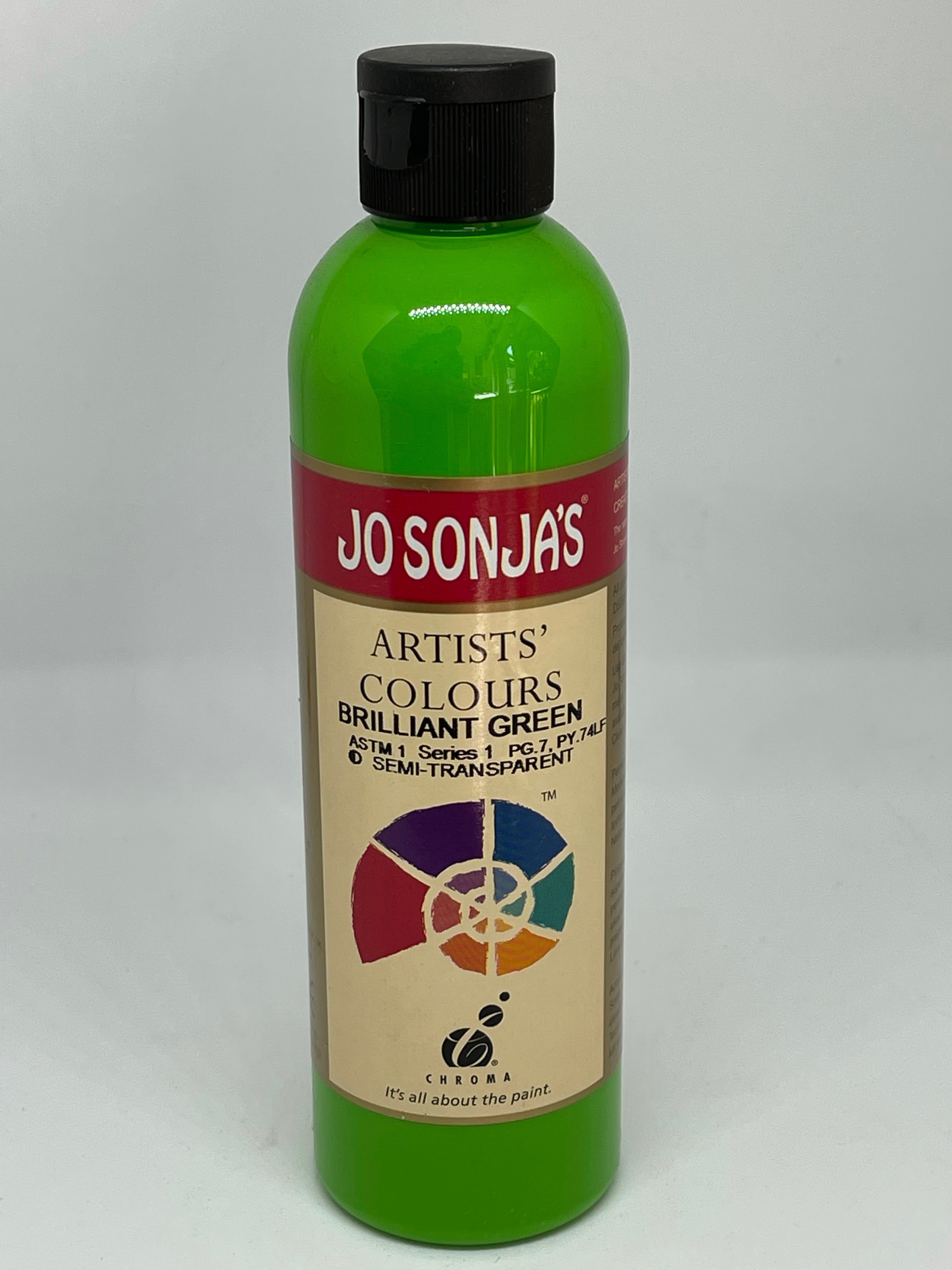 Jo Sonja's Artist Acrylic Paint - Brilliant Green - 250ml