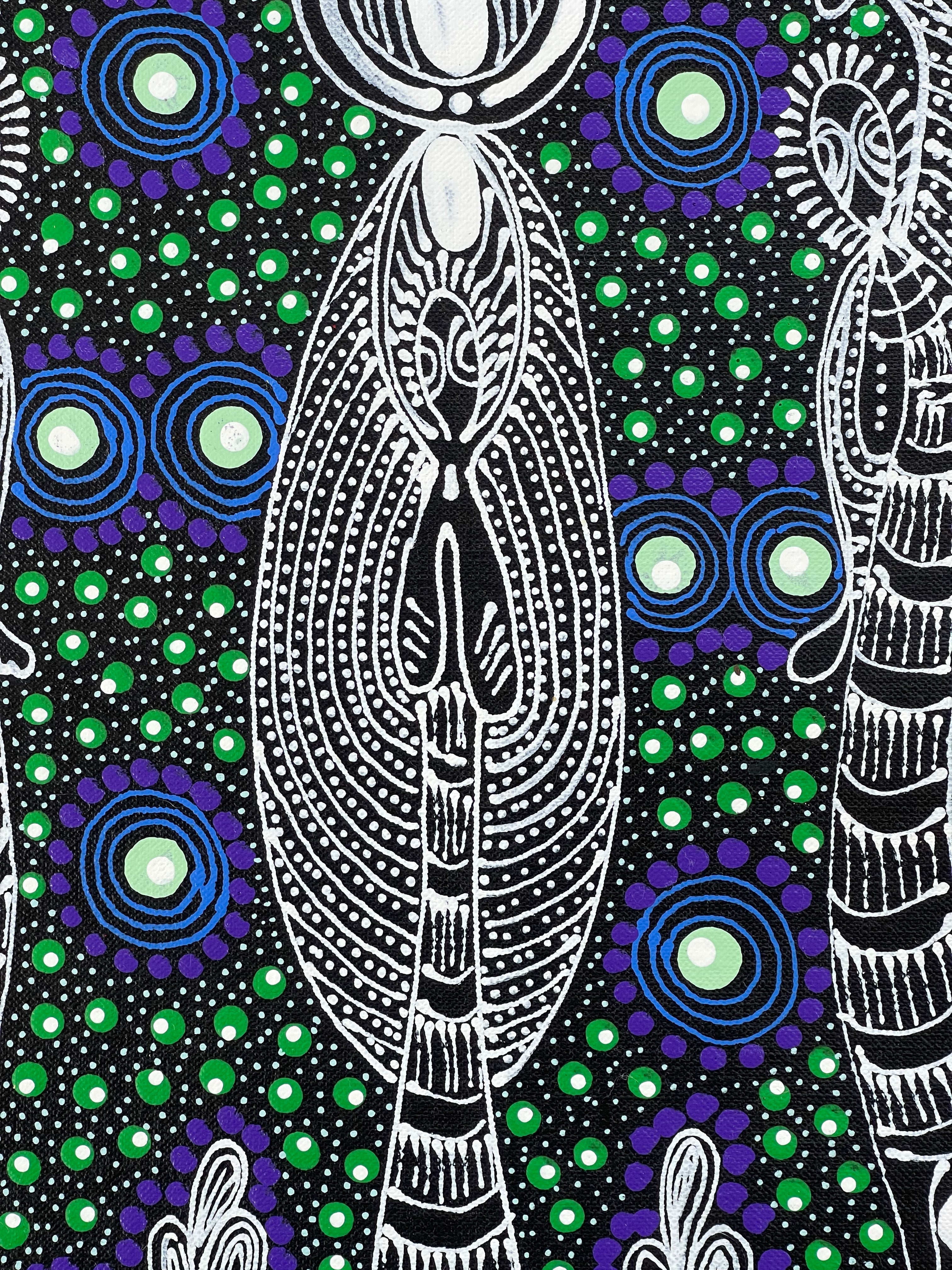 Colleen Wallace - Dreamtime Sisters - 30x30cm .06