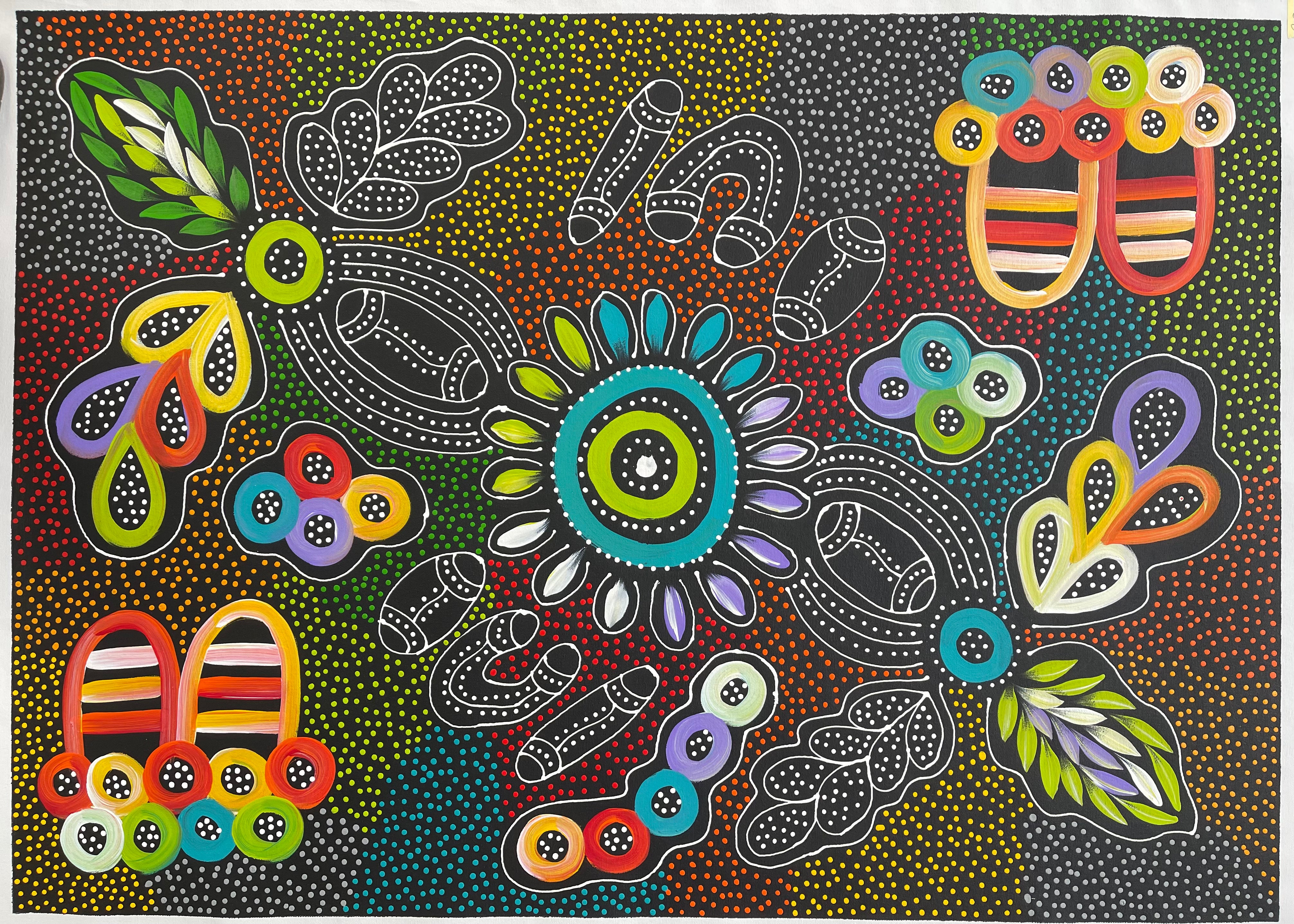 Jacinta Numina Waugh - My Country Atnangkerre - 98x69cm .59-8