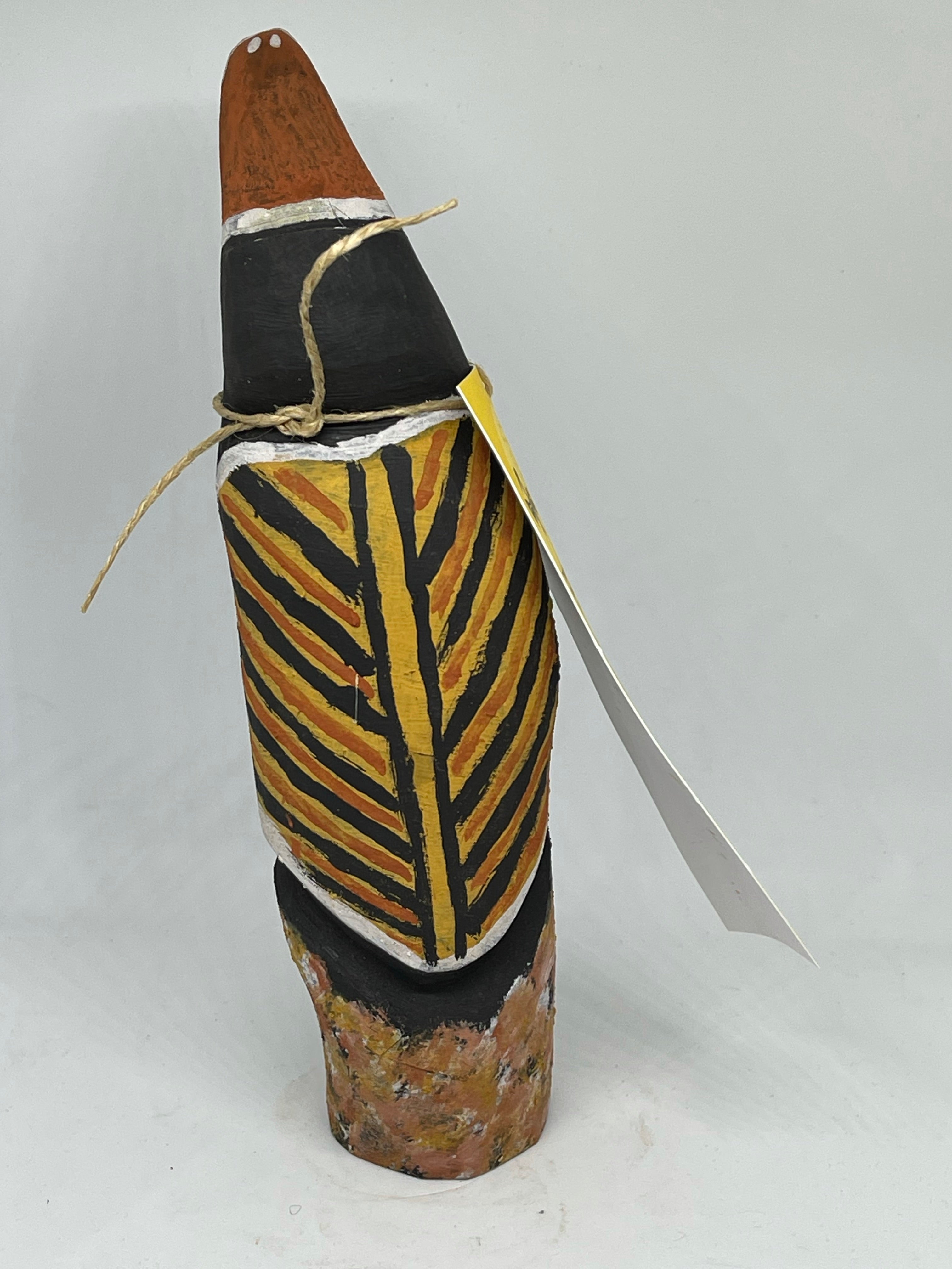 Hand Carved Crow - Gary Puruntatameri - Tiwi Designs