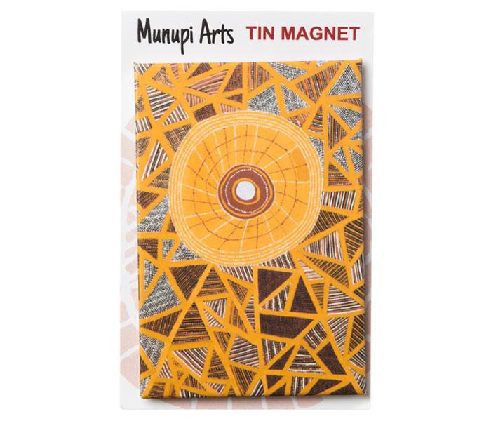 Tin Magnet - Susan Wanji Wanji - Yellow