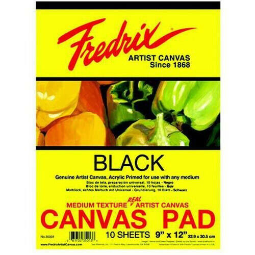 Fredrix Canvas Pads - Black
